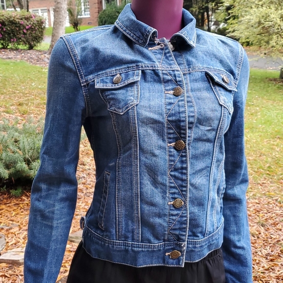 Denim Jacket Size Medium (SOLD) - Picture 3 of 6